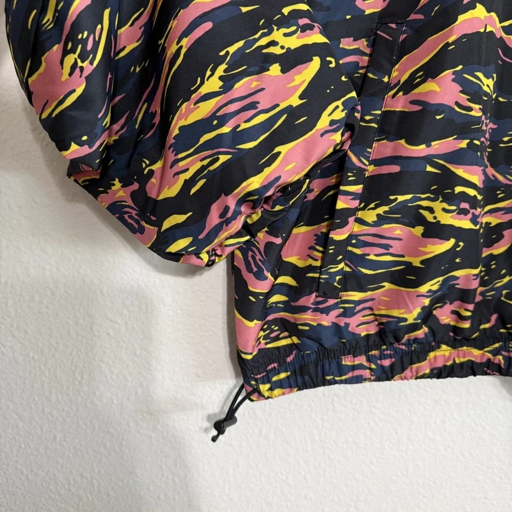 Adidas Sportswear Track Jacket Womens Small Hazy‎ Rose Navy Full Zip